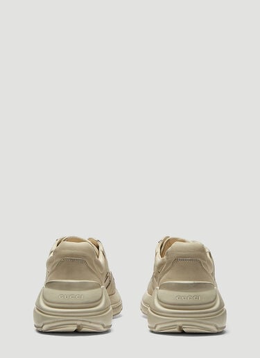 Rhyton Dirt Leather Sneakers Gucci Rhyton Dirt Leather Sneakers White guc0131044