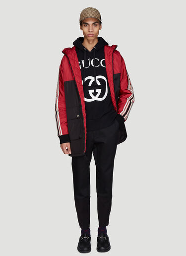Hooded Interlocking G Sweater Gucci Hooded Interlocking G Sweater Black guc0134026