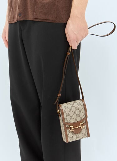 Horsebit 1955 Mini Crossbody Bag Gucci Horsebit 1955 Mini Crossbody Bag Beige guc0147157