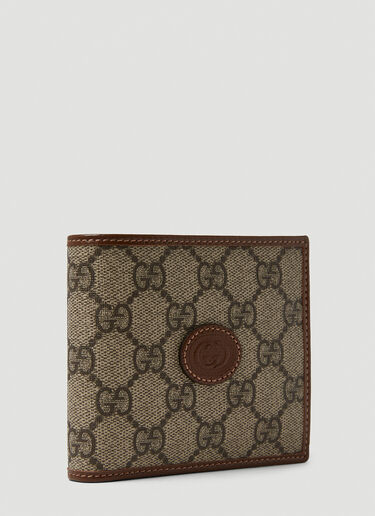 Gucci GG 슈프림 바이폴드 지갑 베이지 guc0150273