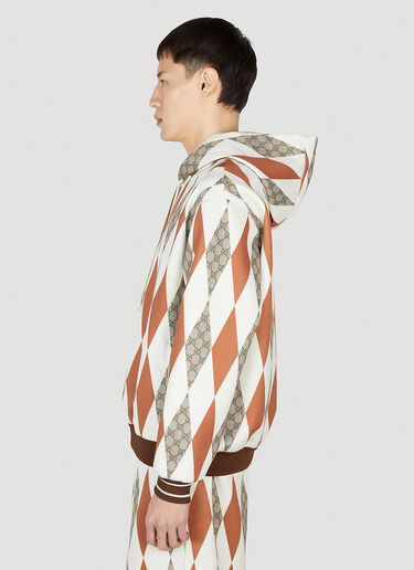 Argyle Hooded Sweatshirt Gucci Argyle Hooded Sweatshirt Brown guc0152007