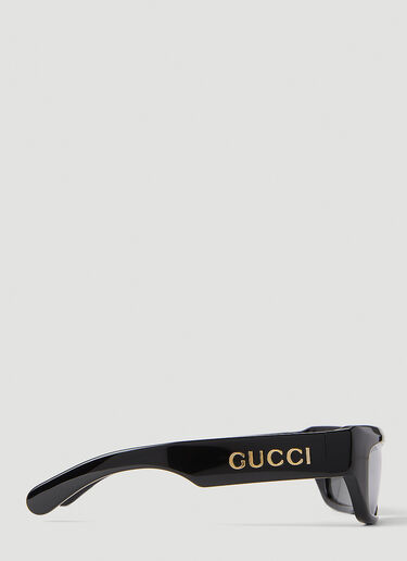 矩形太阳镜 Gucci 矩形太阳镜 黑 guc0152268