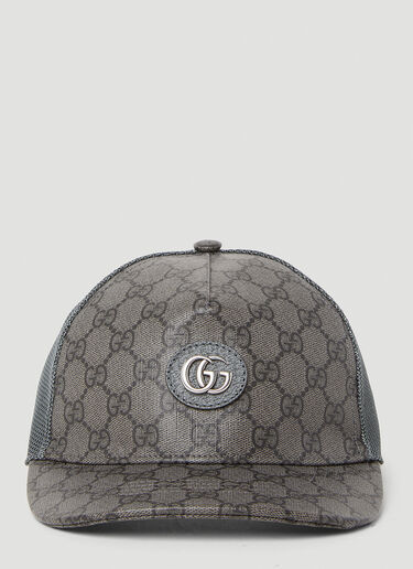 Gucci GG Supreme Baseball Cap Grey guc0153105