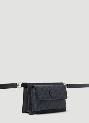 Gucci GG 슈프림 벨트 백 블랙 guc0153131