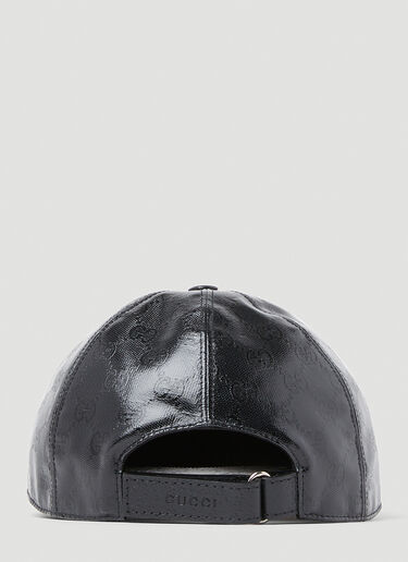 Gucci GG 엠보싱 베이스볼 캡 블랙 guc0154050