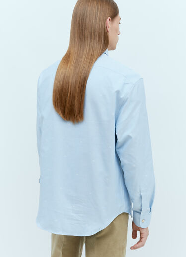 Gucci GG 자카드 면 셔츠 블루 guc0155042