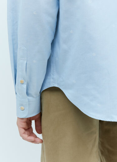 Gucci GG 자카드 면 셔츠 블루 guc0155042