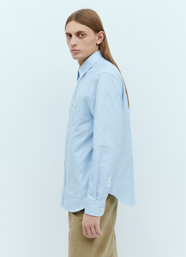 Gucci GG 자카드 면 셔츠 블루 guc0155042