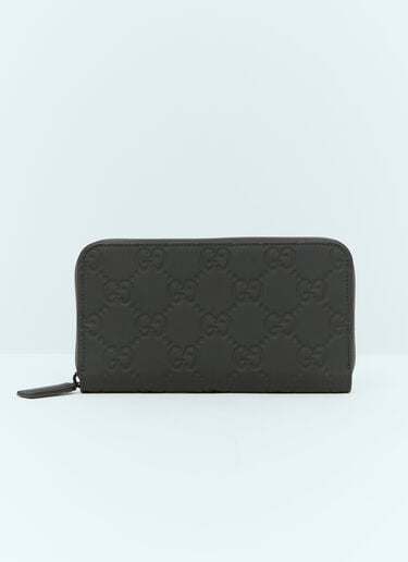 Gucci GG Rubber-Effect Wallet Black guc0155116