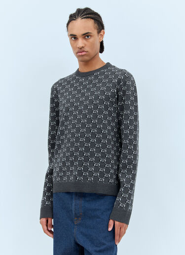 GG シャドーセーター Gucci GG シャドーセーター グレー guc0158010