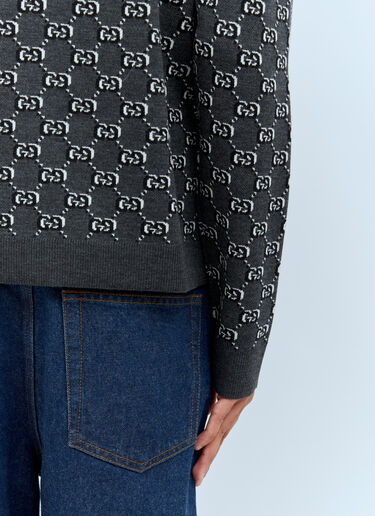 GG シャドーセーター Gucci GG シャドーセーター グレー guc0158010
