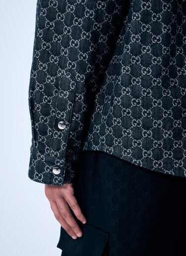 デニムGGシャツ Gucci デニムGGシャツ ダークグレー guc0159035