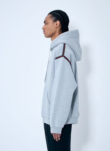 Cotton-Jersey Hooded Sweatshirt Gucci Cotton-Jersey Hooded Sweatshirt Grey guc0159051