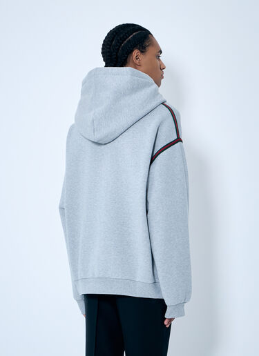 Cotton-Jersey Hooded Sweatshirt Gucci Cotton-Jersey Hooded Sweatshirt Grey guc0159051