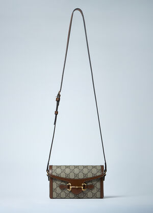 Gucci Small Horsebit 1955 Crossbody Bag Light Brown guc0159113