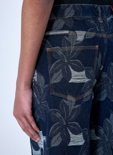 Denim Jacquard Shorts Gucci Denim Jacquard Shorts Blue guc0160002
