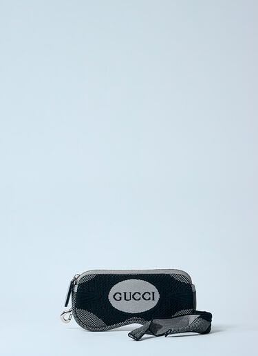 Gucci Technical Knit Glasses Case Black guc0160016
