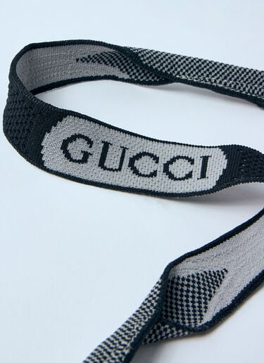 Gucci Technical Knit Glasses Case Black guc0160016