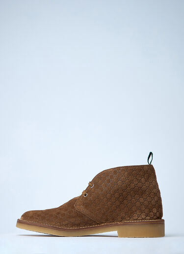 Gucci GG Suede Boots Brown guc0161046