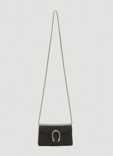 Dionysus Super Mini Shoulder Bag Gucci Dionysus Super Mini Shoulder Bag Black guc0229017