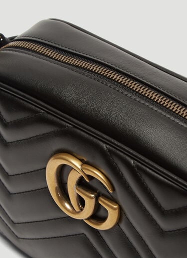 GG Marmont Small Shoulder Bag Gucci GG Marmont Small Shoulder Bag Black guc0235096