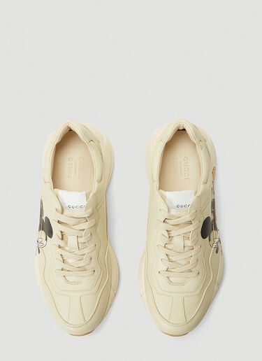 X Disney Rhyton Sneakers Gucci X Disney Rhyton Sneakers White guc0241086