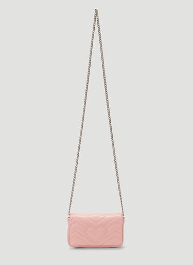 Gucci GG Marmont Mini Shoulder Bag Pink guc0241136
