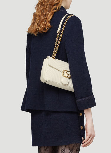 Gucci GG Marmont 2.0 Small Shoulder Bag White guc0243089