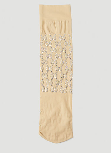 Diamond Monogram Socks Gucci Diamond Monogram Socks Cream guc0247247