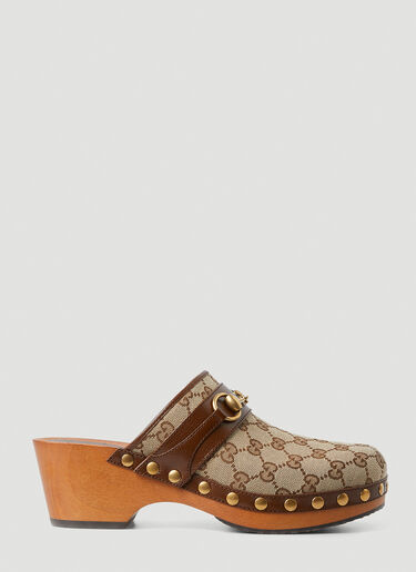 Gucci GG 提花屐鞋 米 guc0250093
