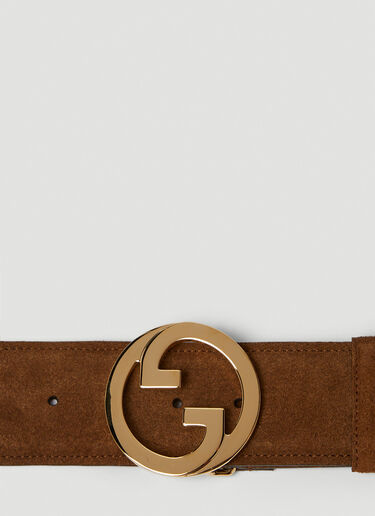 GG 로고 플라크 블론디 벨트 Gucci GG 로고 플라크 블론디 벨트 브라운 guc0250211