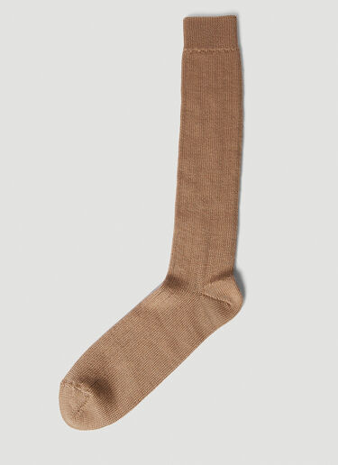 Gucci 로고 디보싱 양말 베이지 guc0251012
