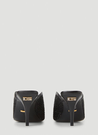 Gucci G Plague High Heel Mules Black guc0251165