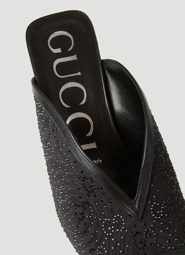 G Plague High Heel Mules Gucci G Plague High Heel Mules Black guc0251165
