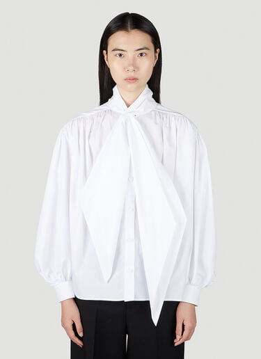 Tie Front Shirt Gucci Tie Front Shirt White guc0251177