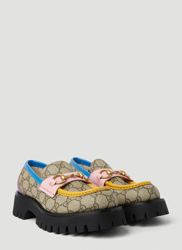 Gucci GG 컬러 블록 로퍼 베이지 guc0251281