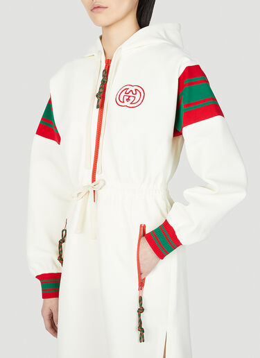 连帽毛衣连衣裙 Gucci 连帽毛衣连衣裙 白色 guc0251294
