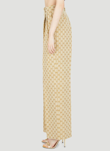 GG Supreme Canvas Suit Pants Gucci GG Supreme Canvas Suit Pants Beige guc0253066