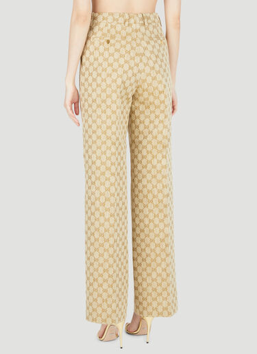 Gucci GG Supreme Canvas Suit Pants Beige guc0253066