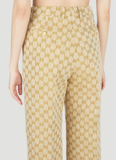 Gucci GG Supreme Canvas Suit Pants Beige guc0253066