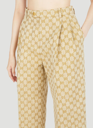 Gucci GG Supreme Canvas Suit Pants Beige guc0253066