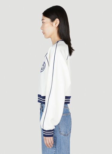 1921 크롭 스웨트셔츠 Gucci 1921 크롭 스웨트셔츠 화이트 guc0253073