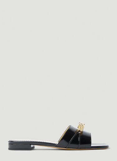 Dionysus Leather Sandals Gucci Dionysus Leather Sandals Black guc0253117