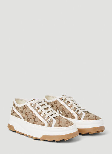 Gucci GG Canvas Sneakers Beige guc0253129