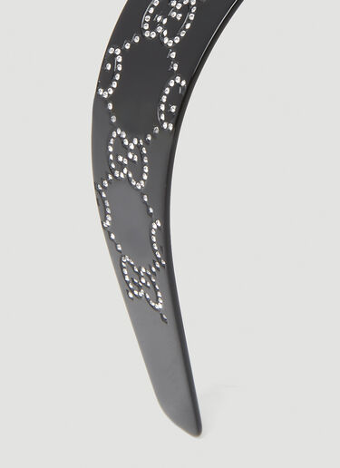 Gucci GG Motif Hairband Black guc0253171