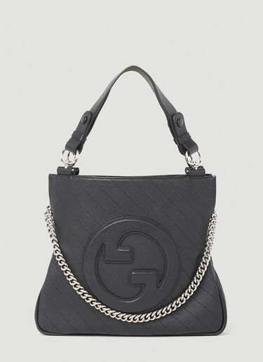 Gucci 互扣字母 G Blondie 托特包 黑色 guc0253218