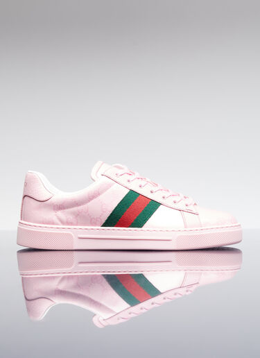 Gucci GG 크리스털 캔버스 스니커즈 핑크 guc0254032