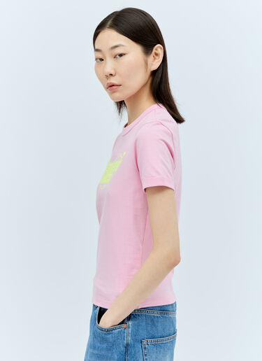 Gucci 그래픽 아플리케 티셔츠 핑크 guc0255056