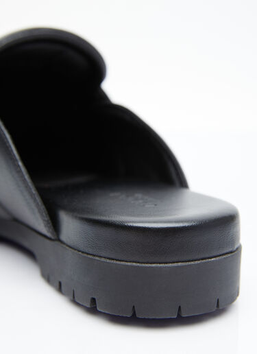 Horsebit Loafer Slippers Gucci Horsebit Loafer Slippers Black guc0255069