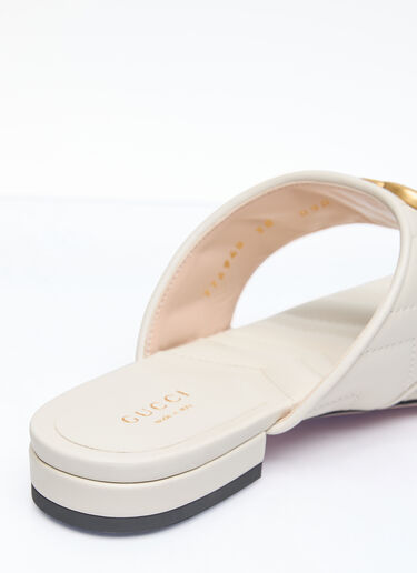 双 G 人字拖 Gucci 双 G 人字拖 白色 guc0255097